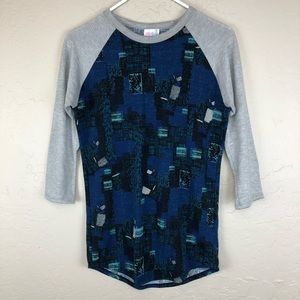 *FINAL PRICE*LuLaRoe | Randy size XS gray and blue